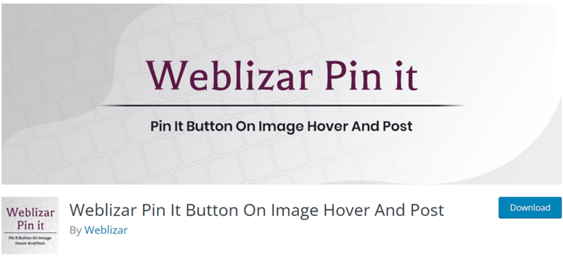 Weblizar Pin It 