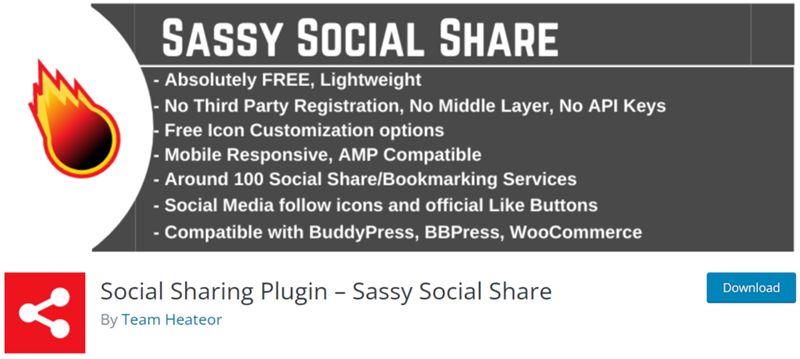 Sassy Social Share