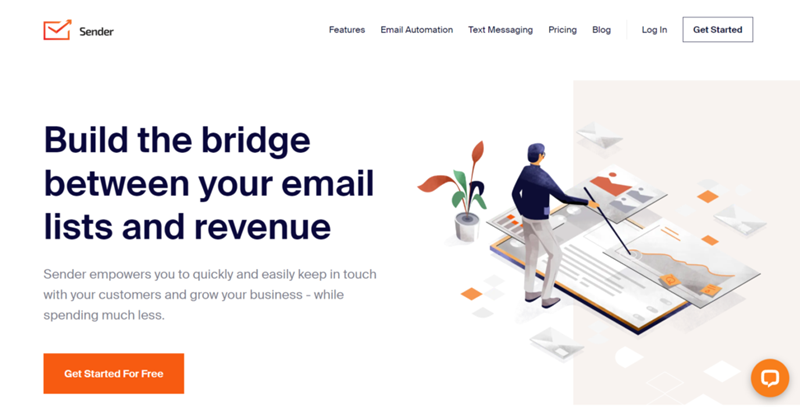 Sender أفضل إضافات النشرات الإخبارية على وردبريس